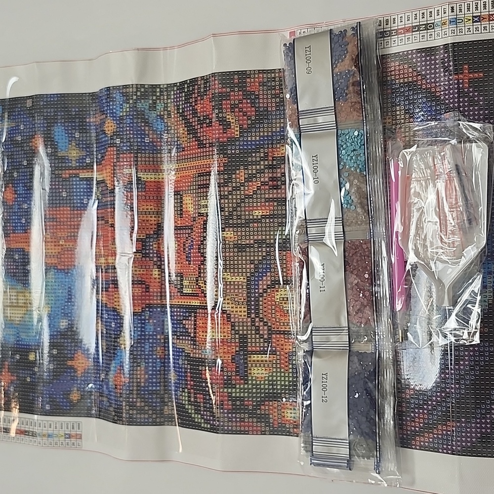 BN 2/$20 Colorful Castle Diamond Art Kit 30 x 50cm - Picture 3 of 3